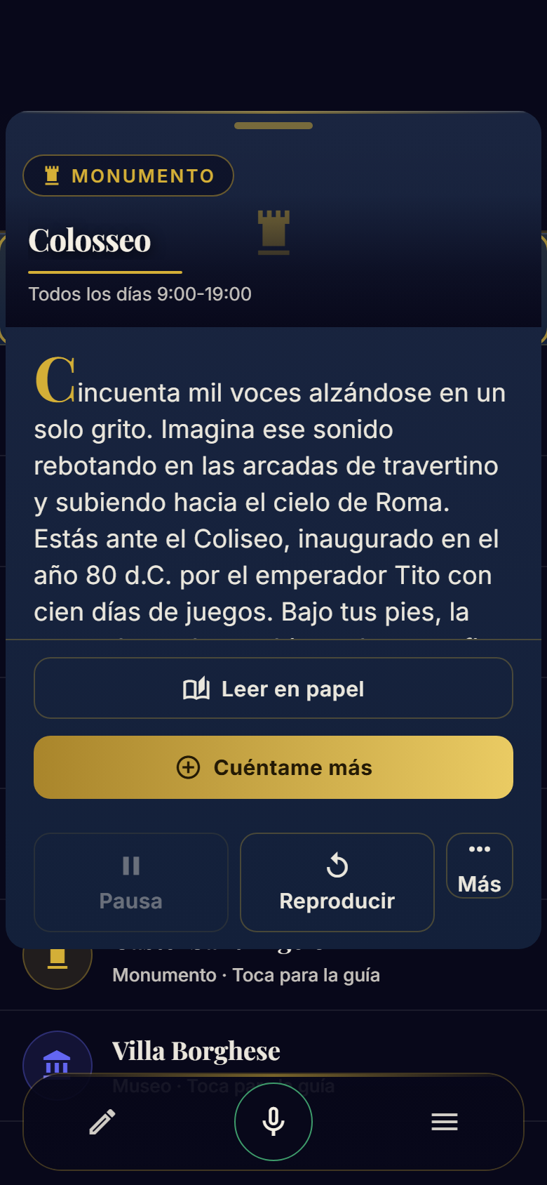 Cada lugar se convierte en una historia — y si quieres más, solo tienes que pedirlo.