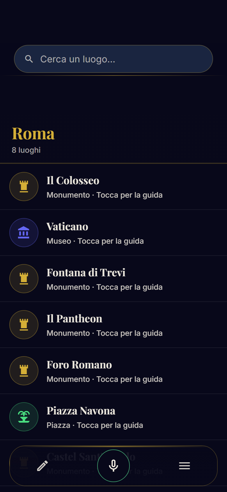 La mappa che ti parla: ti avvicini a un luogo e la guida inizia a raccontare.